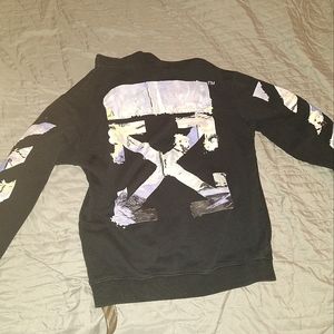 Size(Large) Black "Working Man" *OFFWHITE HOODIE*